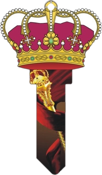 3D Queen Crown Key